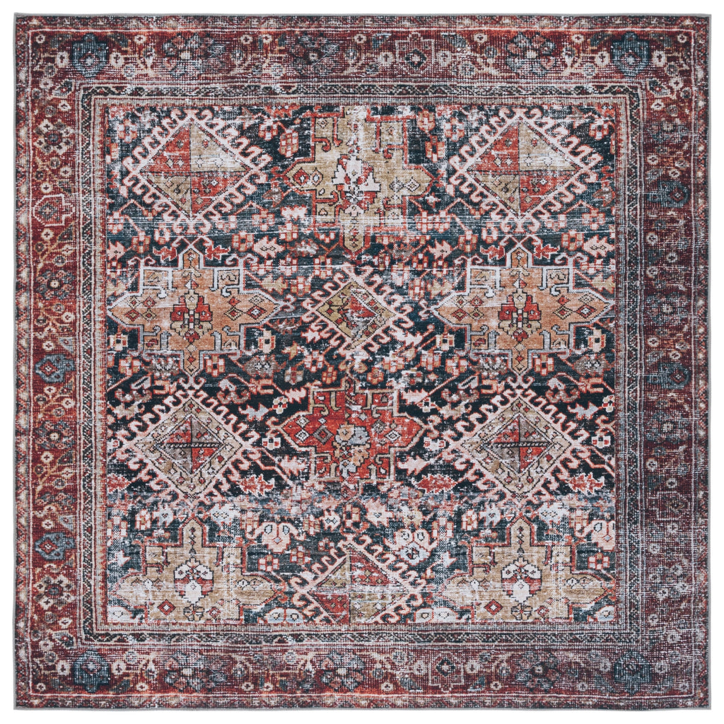 SAFAVIEH Tucson Machine Washable Slip Resistant Eldora Traditional Rug