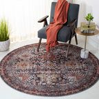 SAFAVIEH Tucson Machine Washable Slip Resistant Eldora Traditional Rug