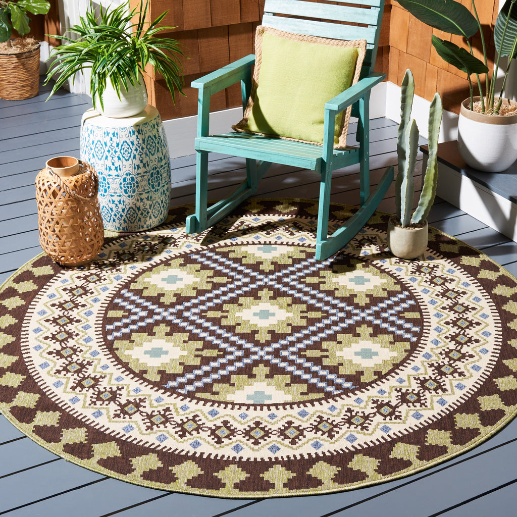 SAFAVIEH Veranda Rita Indoor/ Outdoor Waterproof Patio Backyard Rug