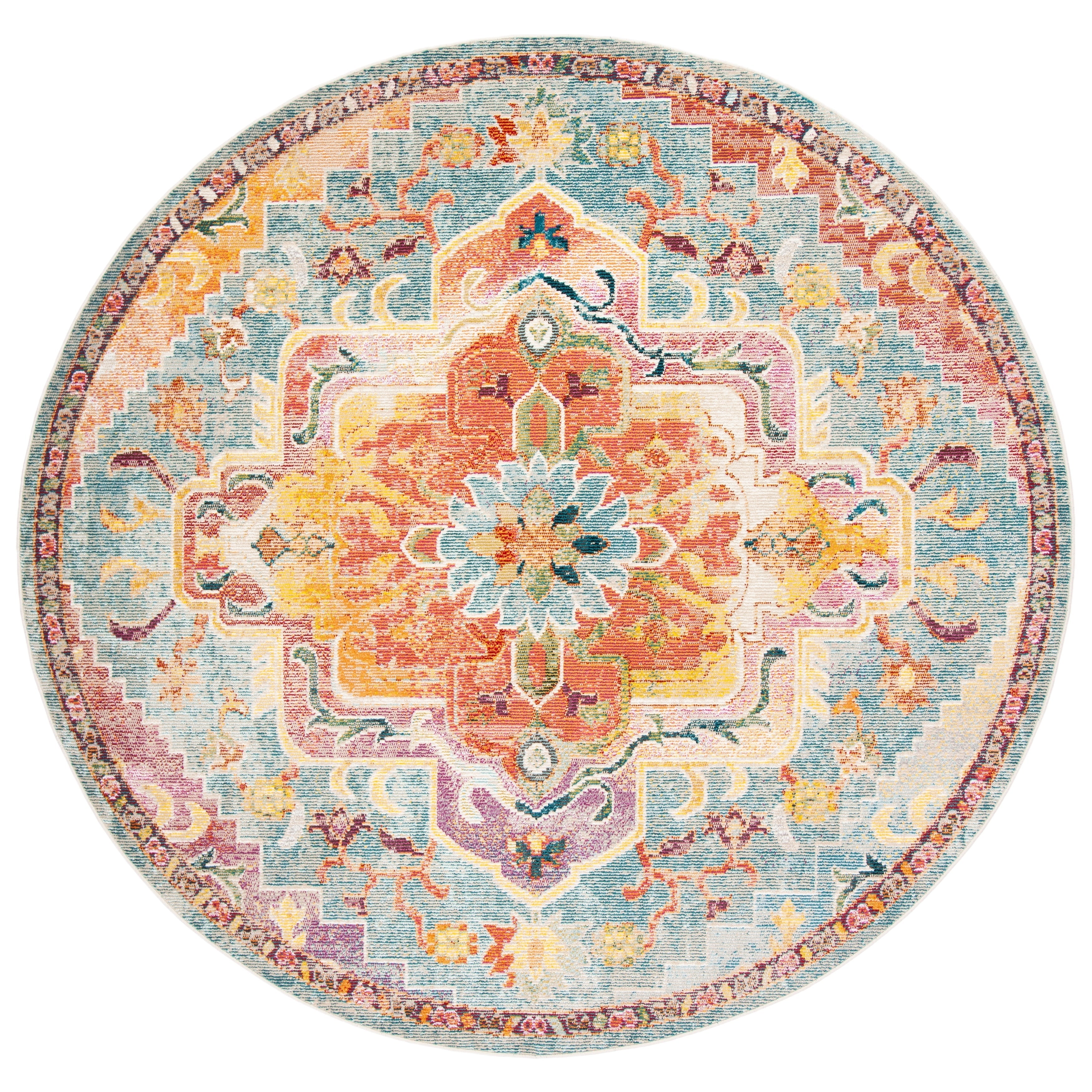 SAFAVIEH, Crystal Naimat Vintage Boho Medallion Rug