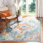 SAFAVIEH, Crystal Naimat Vintage Boho Medallion Rug