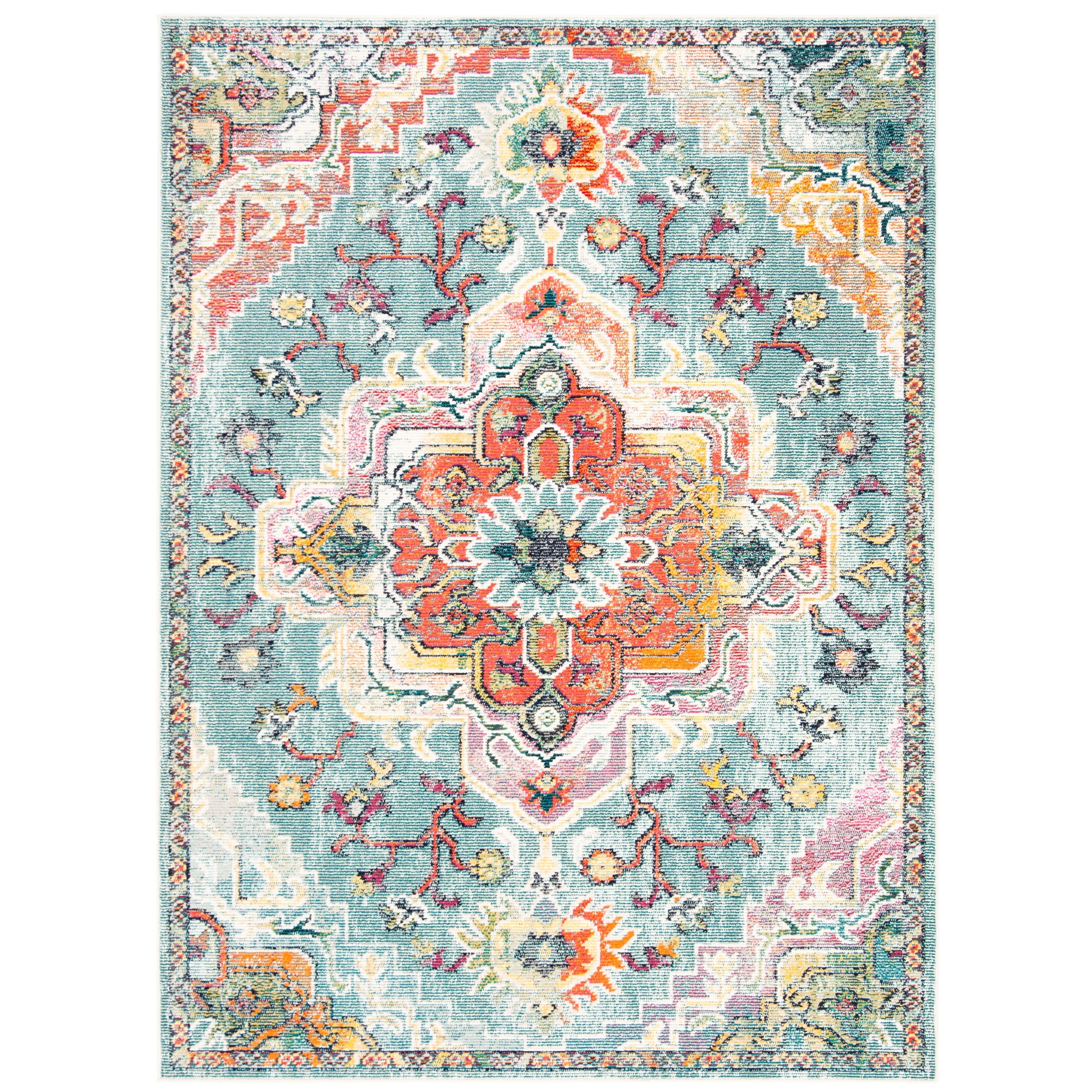 SAFAVIEH, Crystal Naimat Vintage Boho Medallion Rug