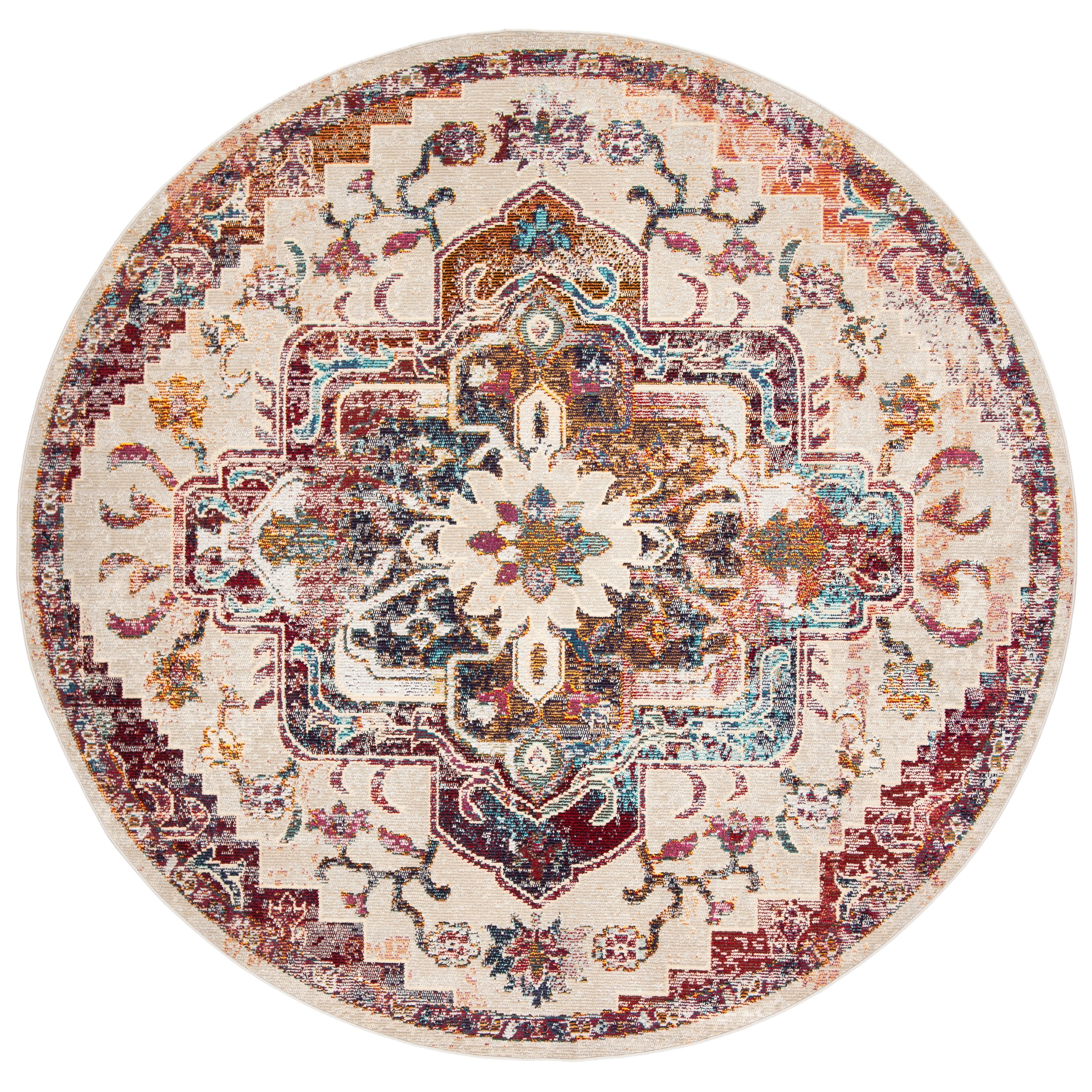 SAFAVIEH, Crystal Naimat Vintage Boho Medallion Rug