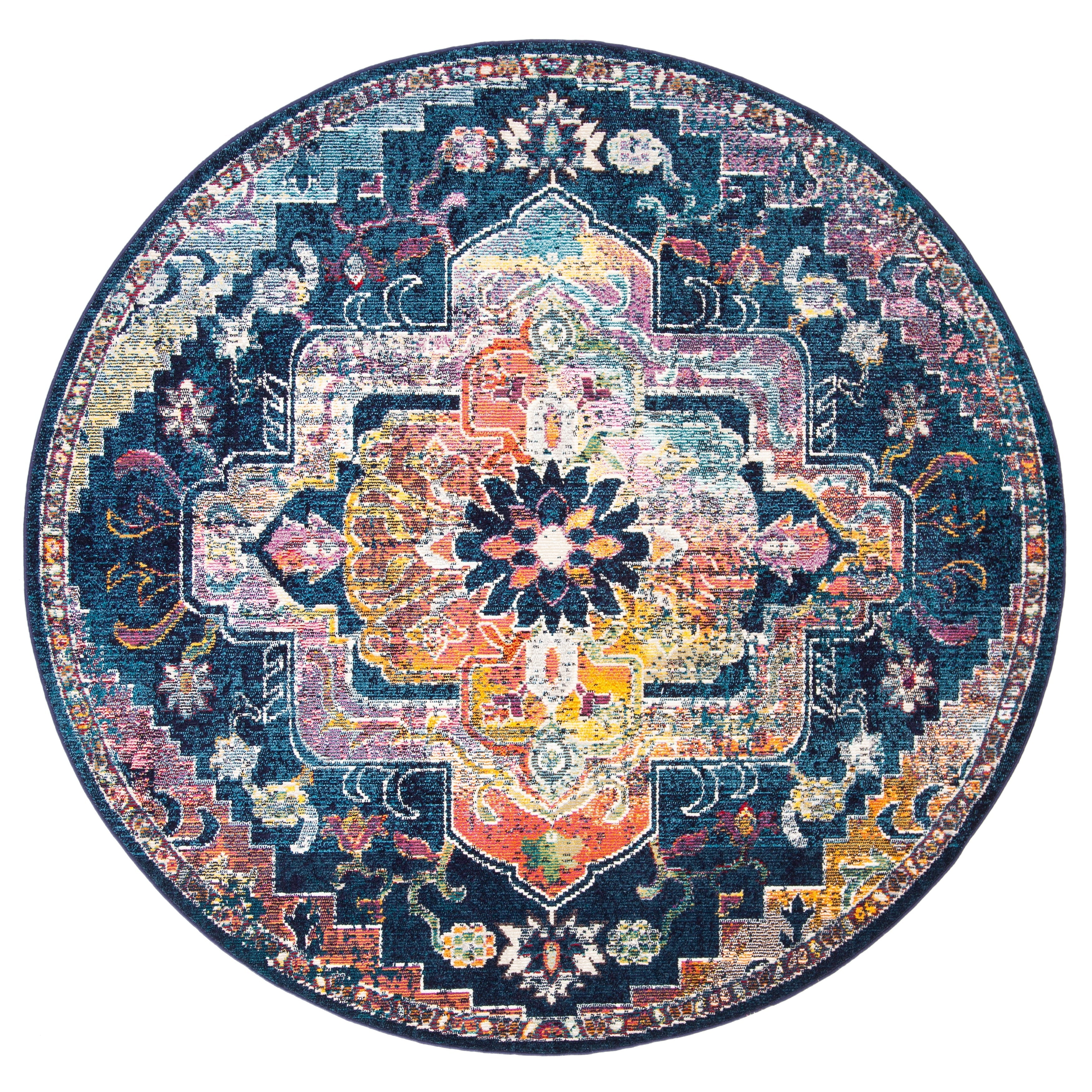 SAFAVIEH, Crystal Naimat Vintage Boho Medallion Rug