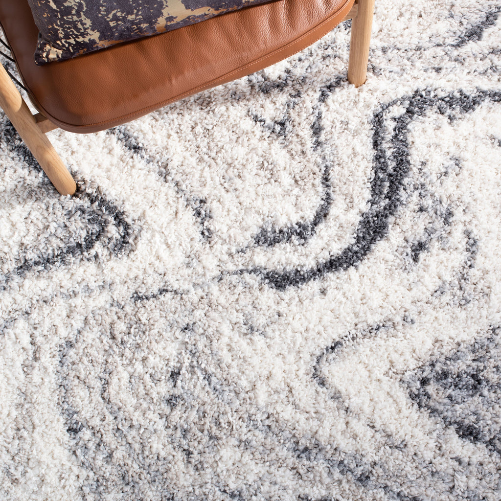 SAFAVIEH, Fontana Shag Zviya Modern Abstract 2-inch Thick Rug