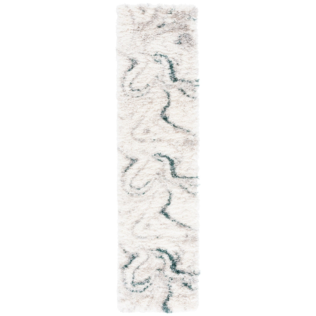 SAFAVIEH, Fontana Shag Zviya Modern Abstract 2-inch Thick Rug
