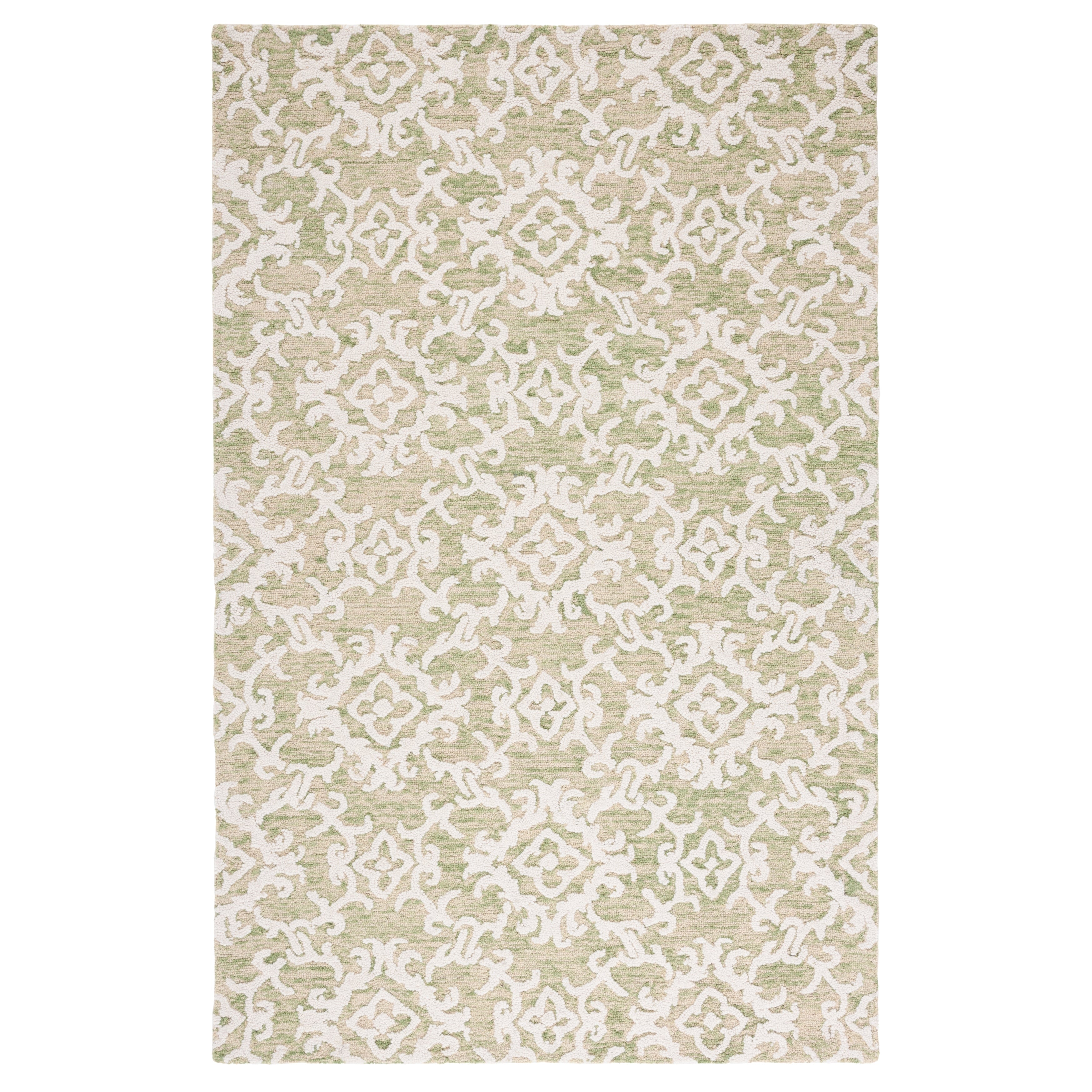 SAFAVIEH, Handmade Blossom Vesela Modern Floral Wool Rug