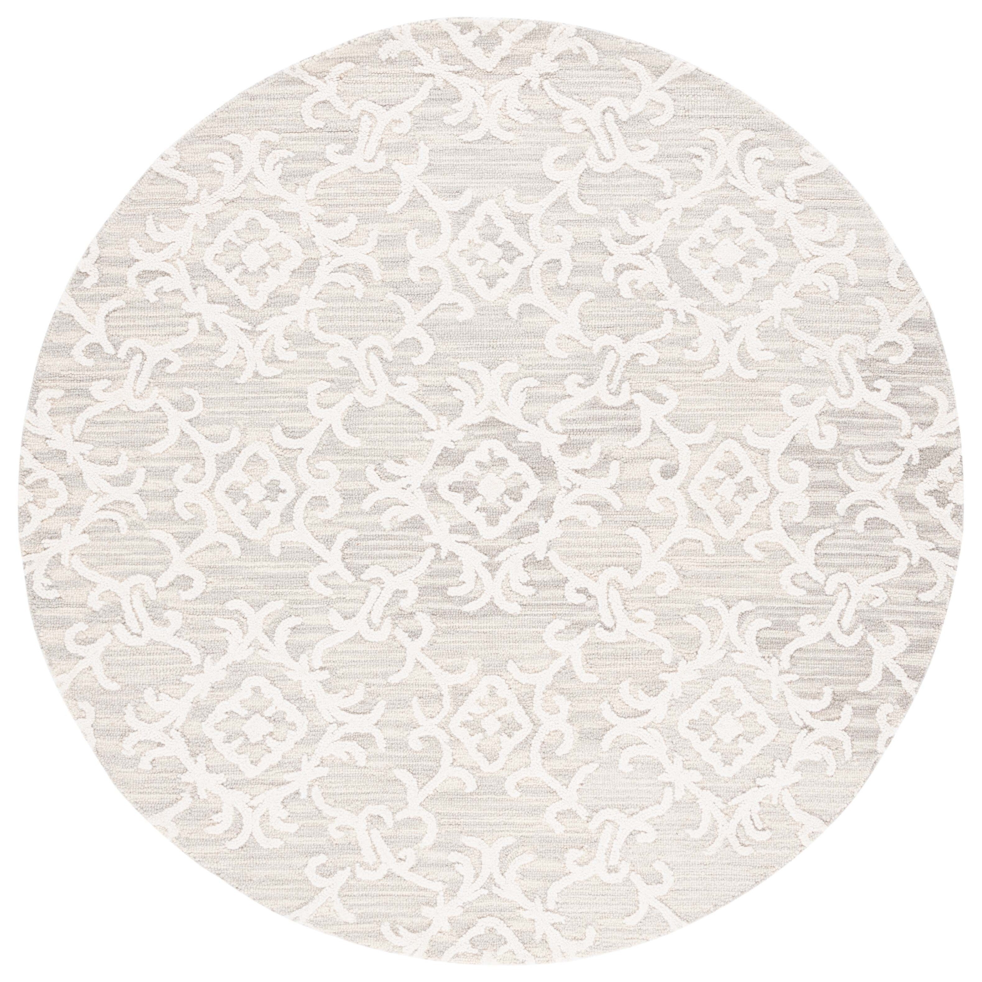 SAFAVIEH, Handmade Blossom Vesela Modern Floral Wool Rug