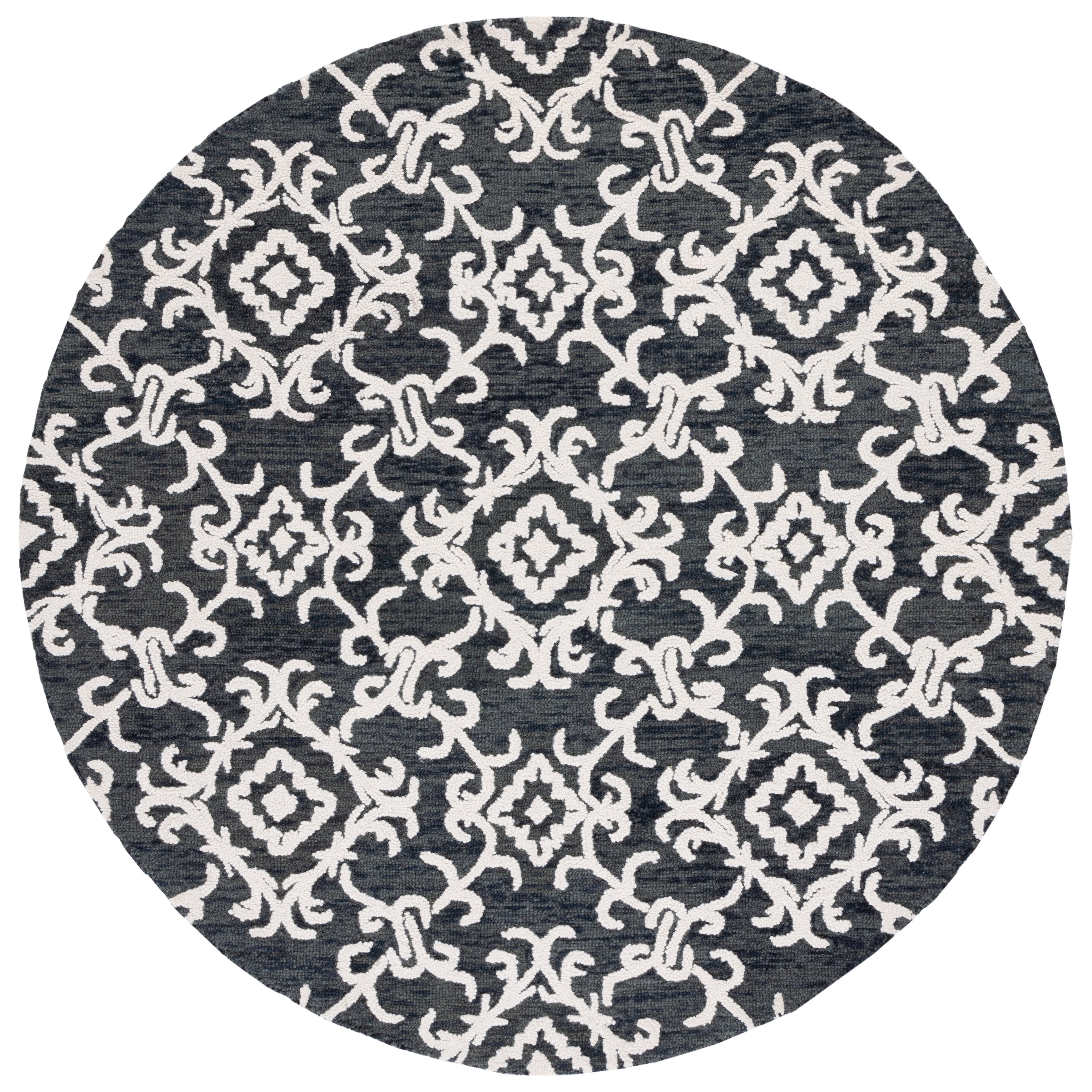 SAFAVIEH, Handmade Blossom Vesela Modern Floral Wool Rug