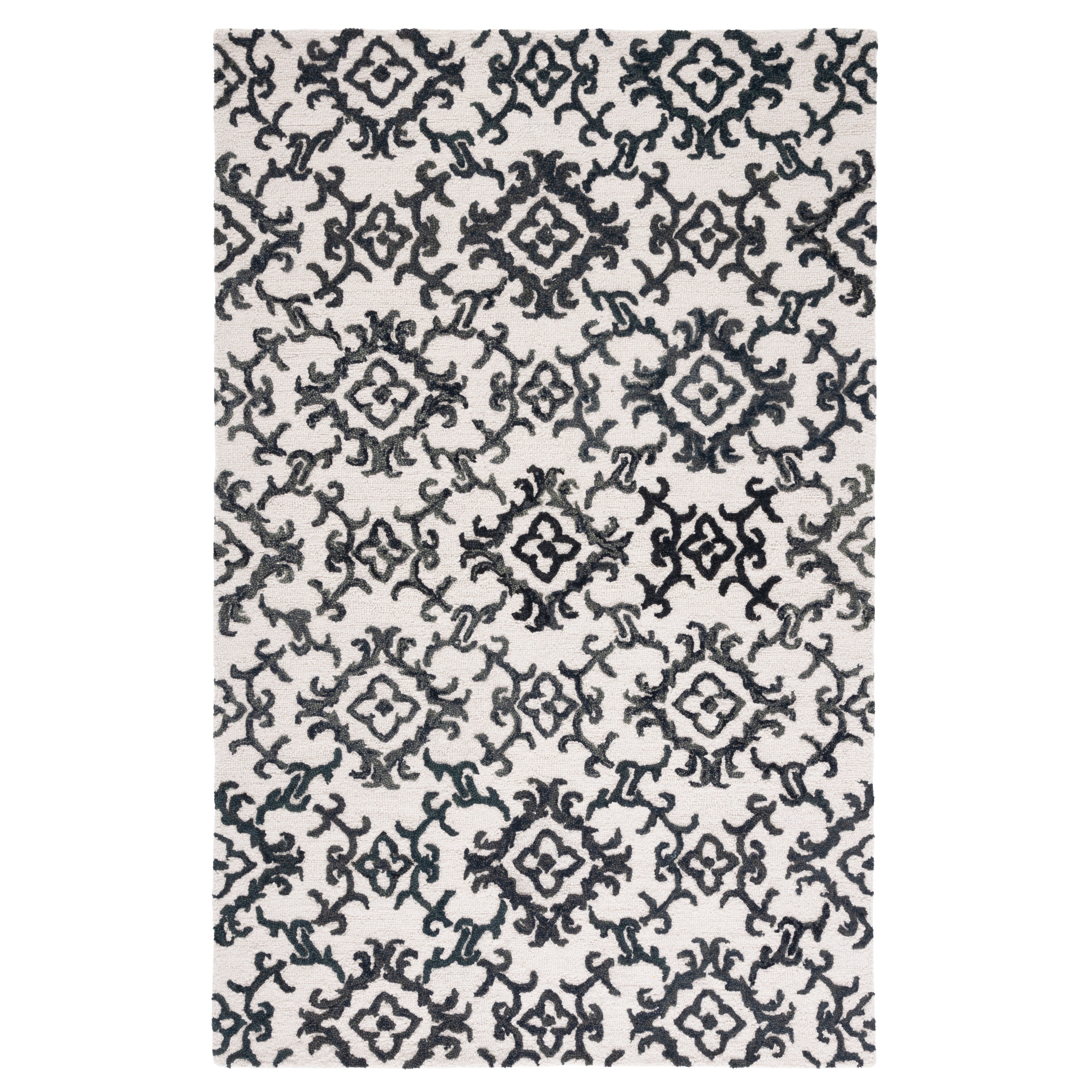 SAFAVIEH, Handmade Blossom Vesela Modern Floral Wool Rug