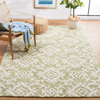 SAFAVIEH, Handmade Blossom Vesela Modern Floral Wool Rug