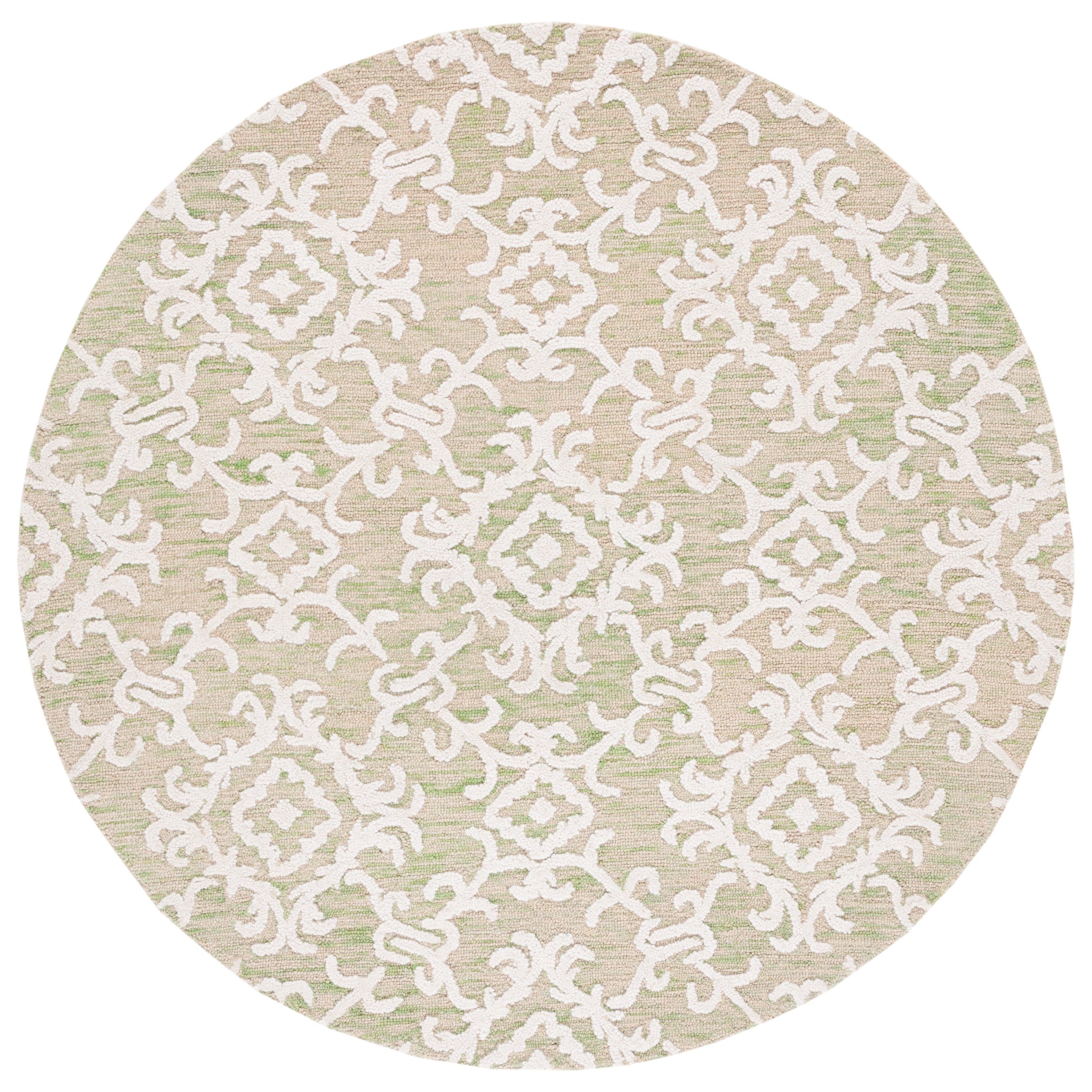 SAFAVIEH, Handmade Blossom Vesela Modern Floral Wool Rug