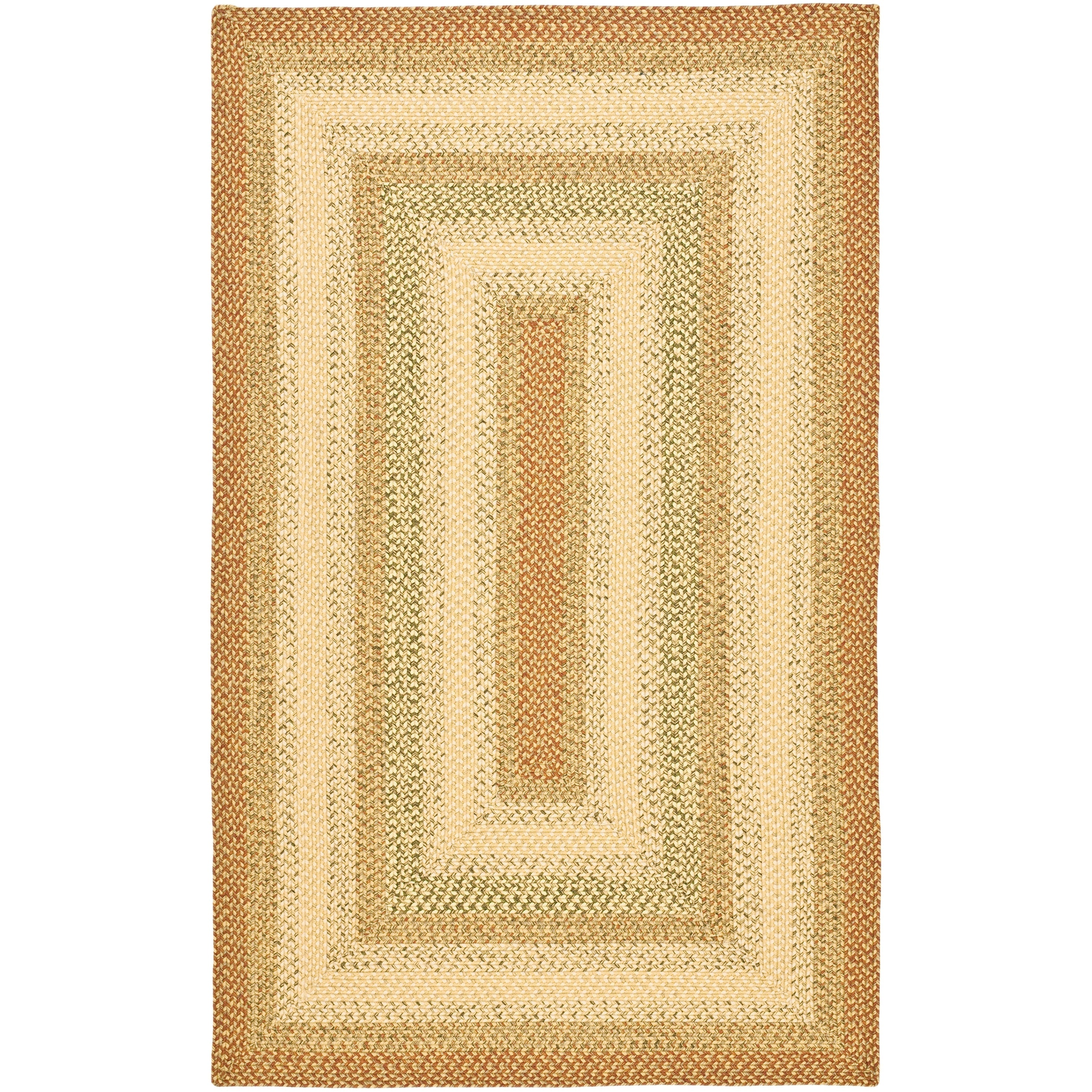 SAFAVIEH, Handmade Braided Adelajde Country Rug