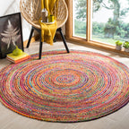 SAFAVIEH, Handmade Cape Cod Rietie Boho Coastal Jute Rug