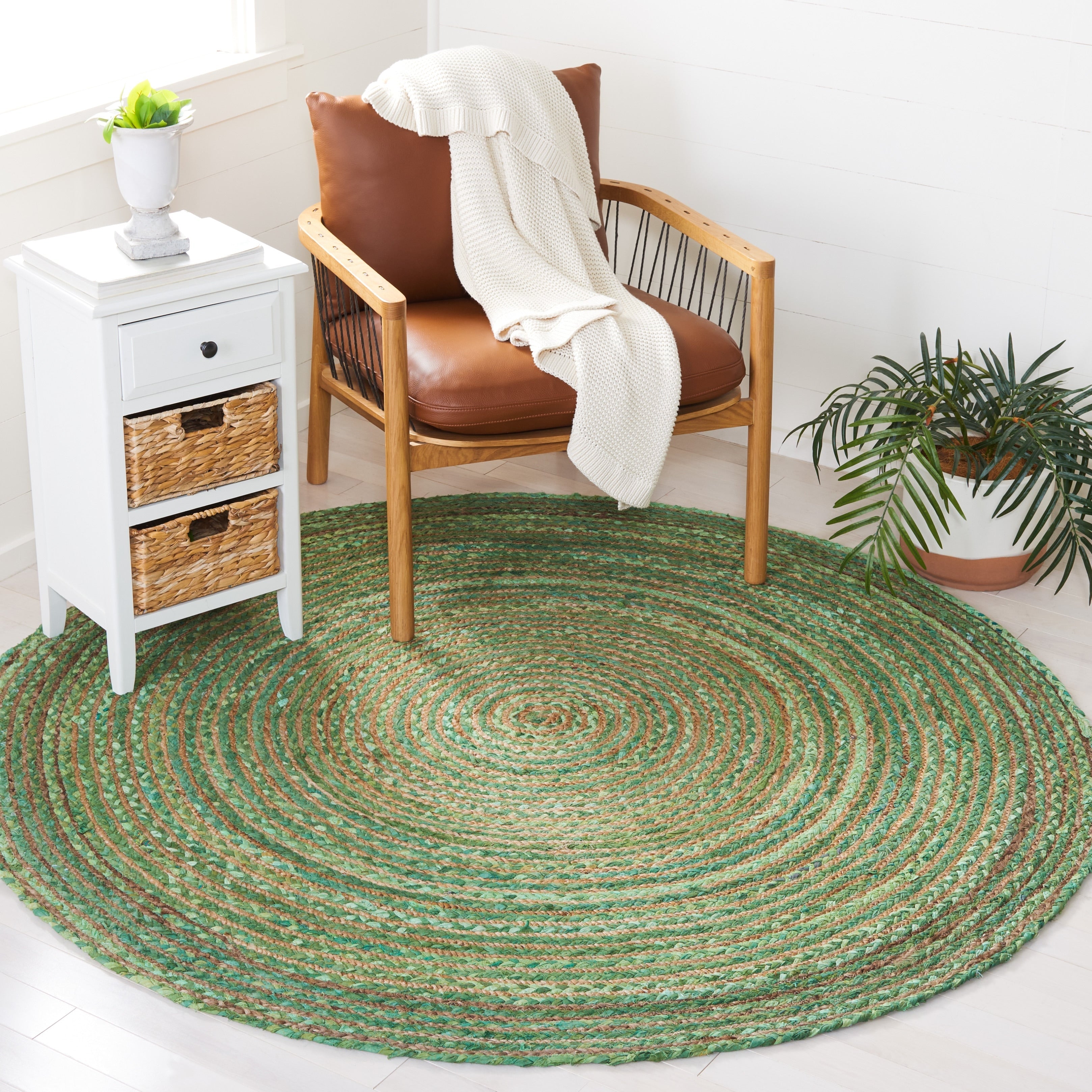 SAFAVIEH, Handmade Cape Cod Rietie Boho Coastal Jute Rug