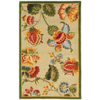 SAFAVIEH, Handmade Chelsea Jurendine French Country Floral Wool Rug