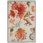 SAFAVIEH, Handmade Chelsea Jurendine French Country Floral Wool Rug