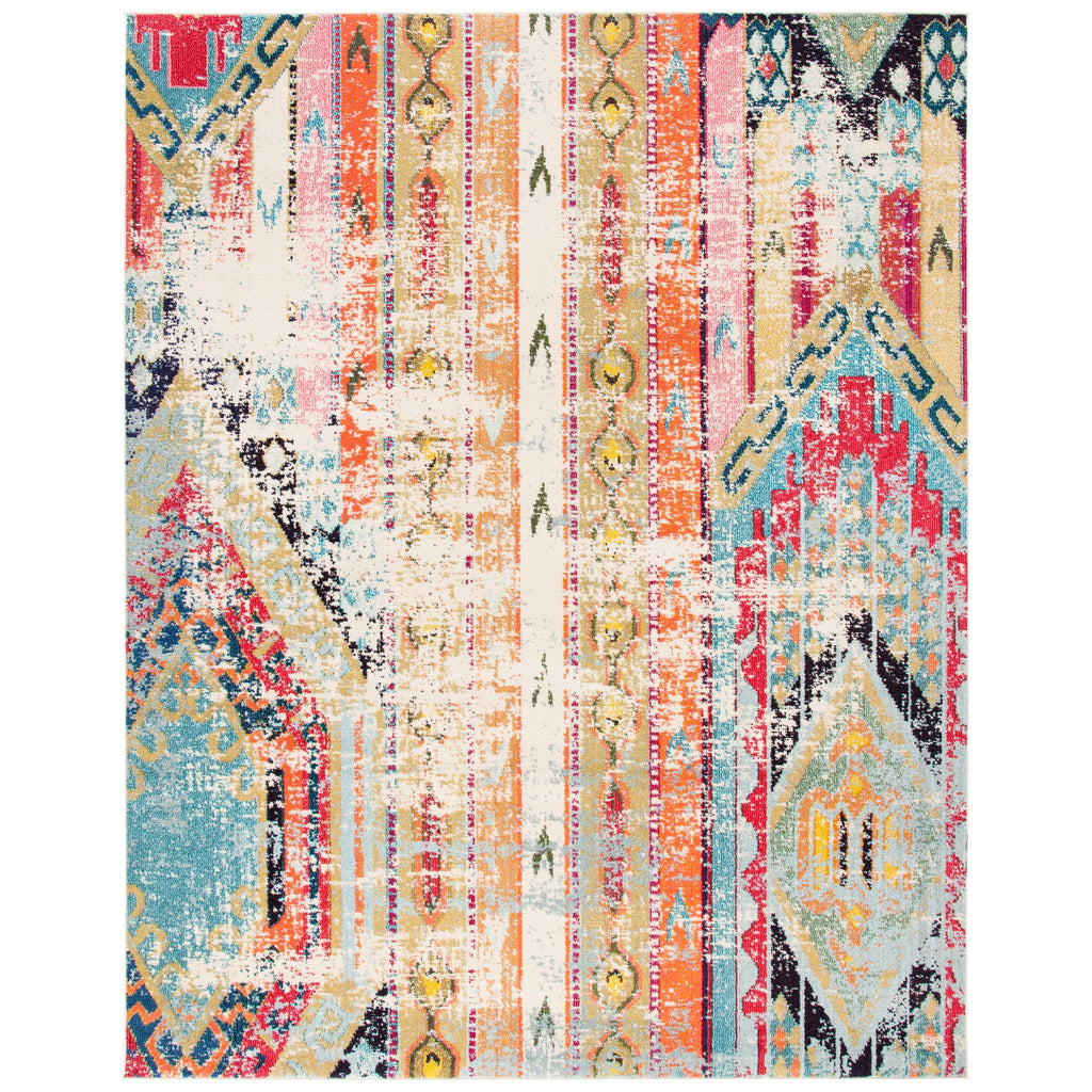 SAFAVIEH, Madison Sonya Abstract Boho Distressed Rug