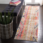 SAFAVIEH, Madison Sonya Abstract Boho Distressed Rug