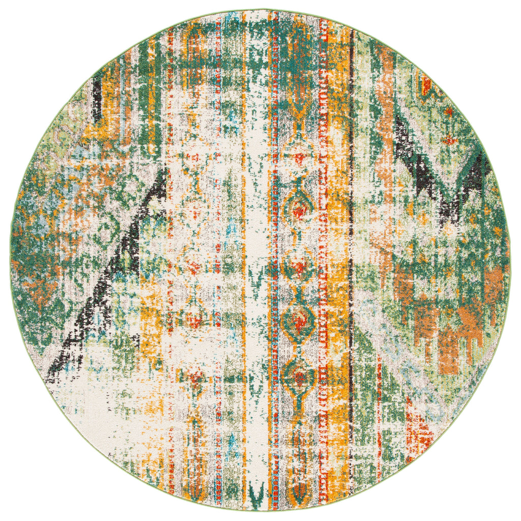 SAFAVIEH, Madison Sonya Abstract Boho Distressed Rug