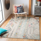 SAFAVIEH, Madison Sonya Abstract Boho Distressed Rug