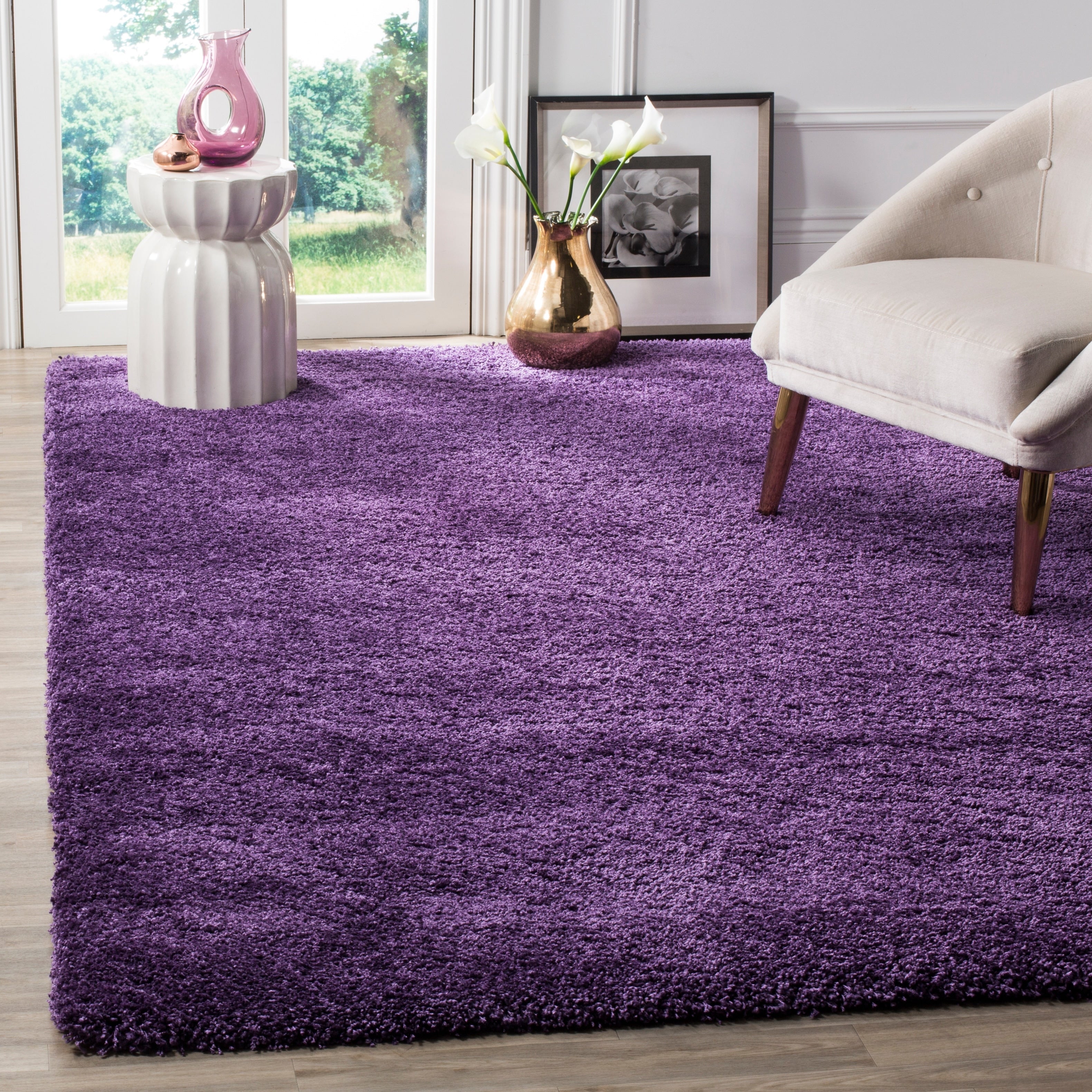SAFAVIEH, Milan Shag Afton 2-inch Thick Area Rug