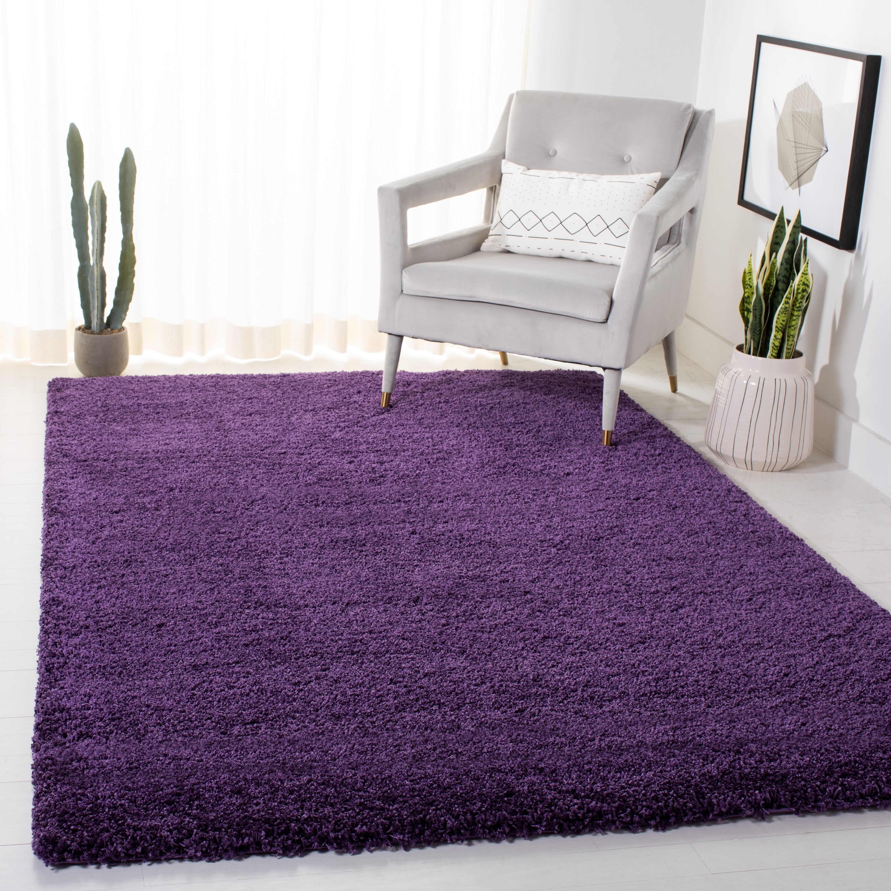 SAFAVIEH, Milan Shag Afton 2-inch Thick Area Rug