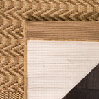 SAFAVIEH, Palm Beach Pearly Modern Sisal Rug