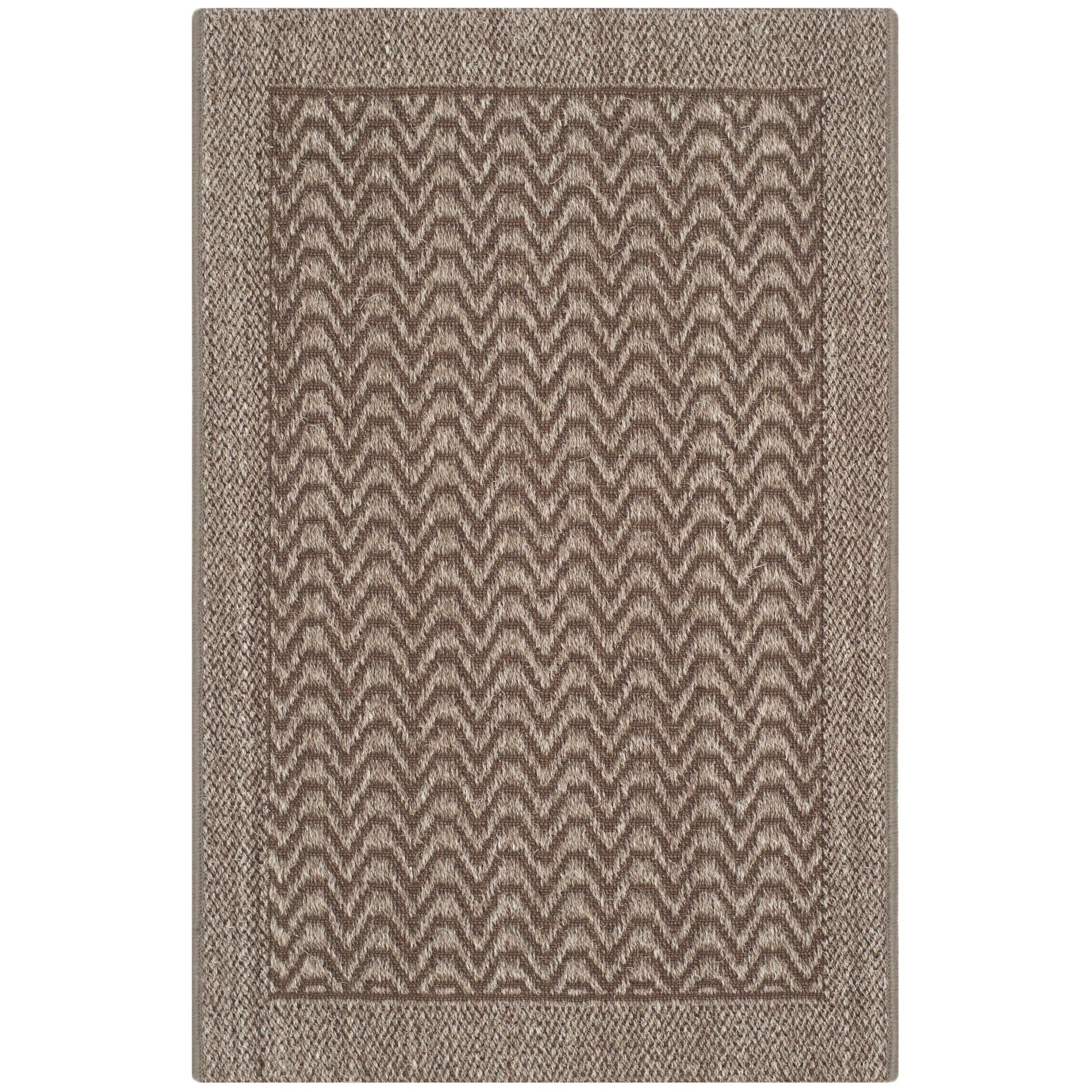 SAFAVIEH, Palm Beach Pearly Modern Sisal Rug