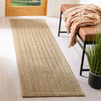 SAFAVIEH, Palm Beach Pearly Modern Sisal Rug