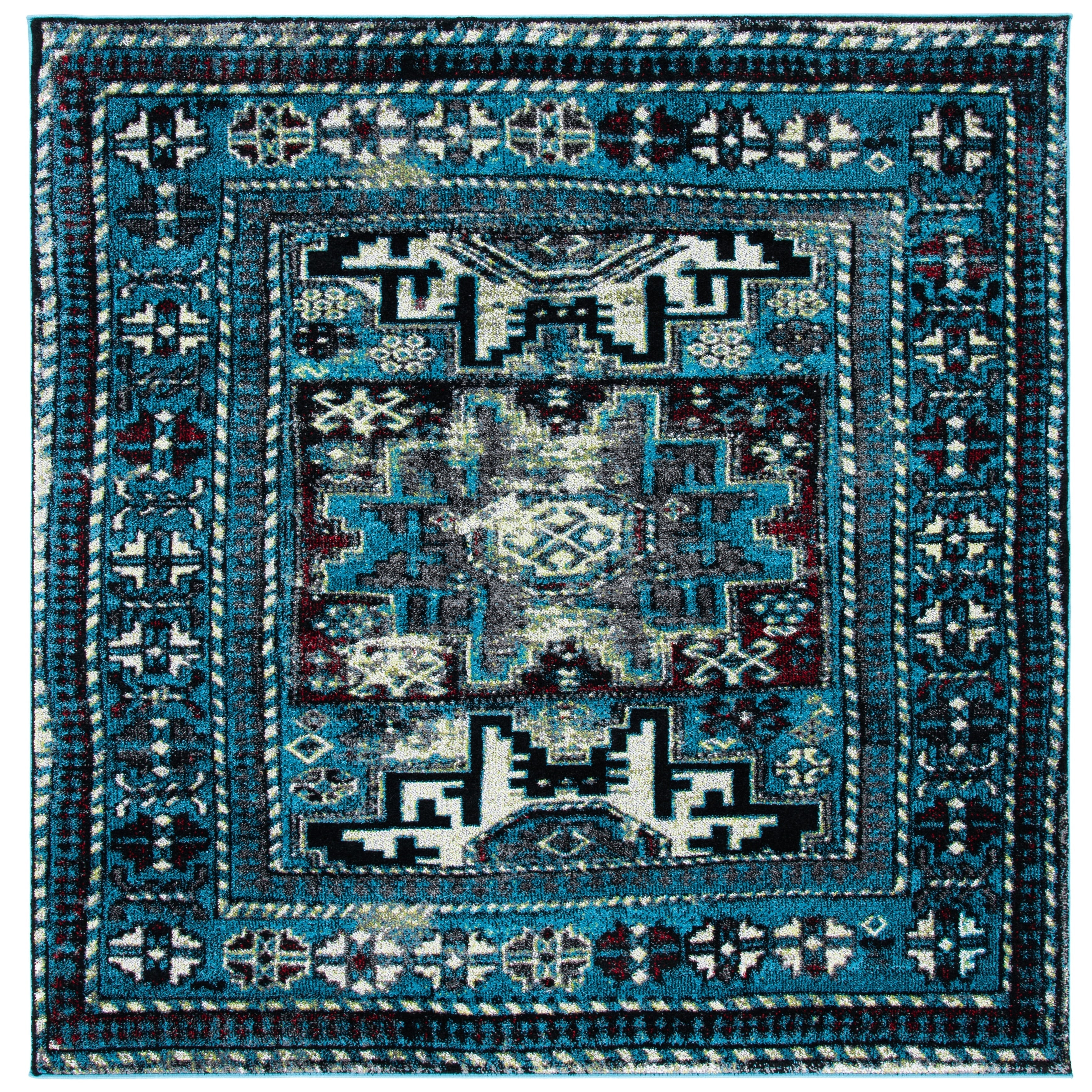 SAFAVIEH, Vintage Hamadan Lilla Oriental Distressed Rug
