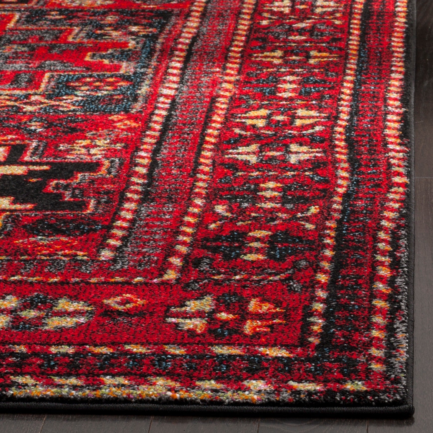 SAFAVIEH, Vintage Hamadan Lilla Oriental Distressed Rug