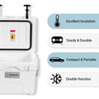 SKTAKOL 16 Quart Cooler Portable Ice Chest Leak-Proof 24 Cans Ice - See Details