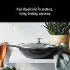 STAUB Cast Iron 2.9-qt Daily Pan with Glass Lid