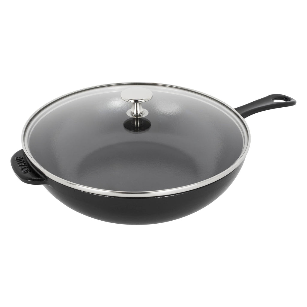 STAUB Cast Iron 2.9-qt Daily Pan with Glass Lid