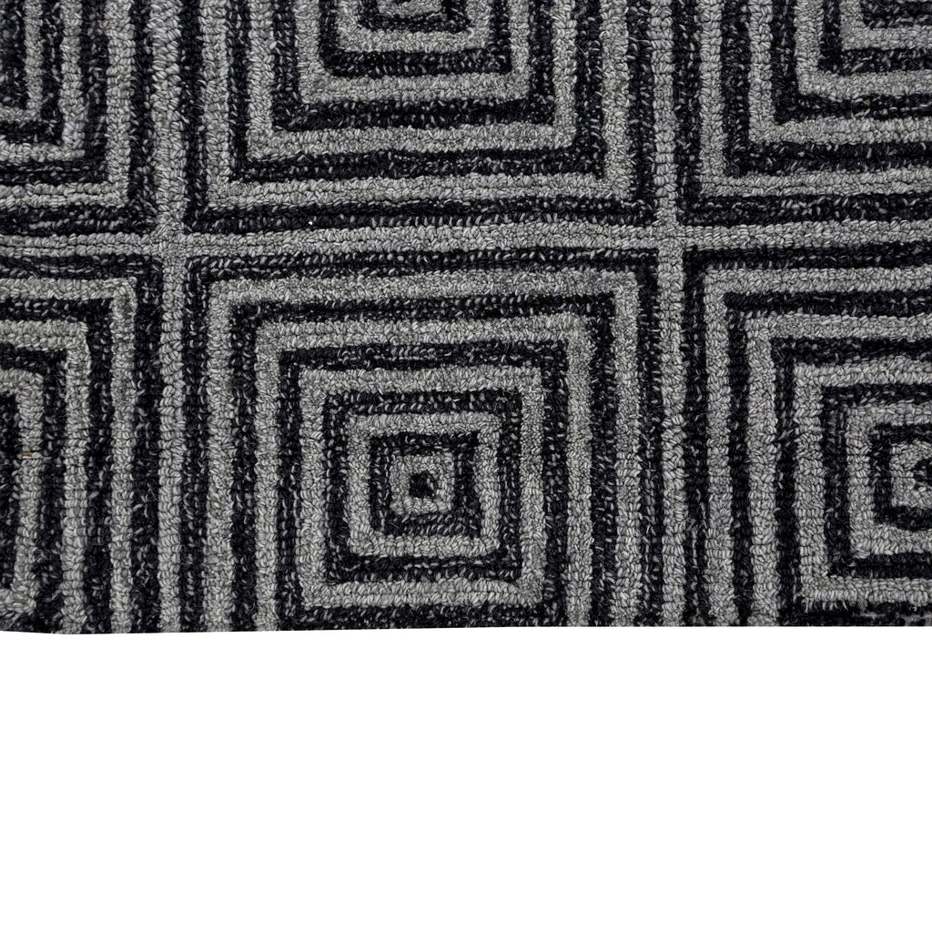 George Towne Living Sara Luxury Handmade Abstract Wool Sara Area Rug