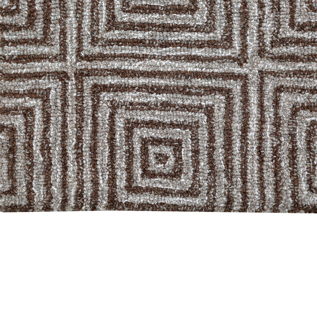 George Towne Living Sara Luxury Handmade Abstract Wool Sara Area Rug