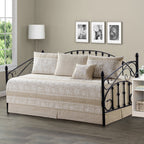 Serenta 6 Piece Cotton Blend Daybed Bedspread Coverlet Set - 75 x 39