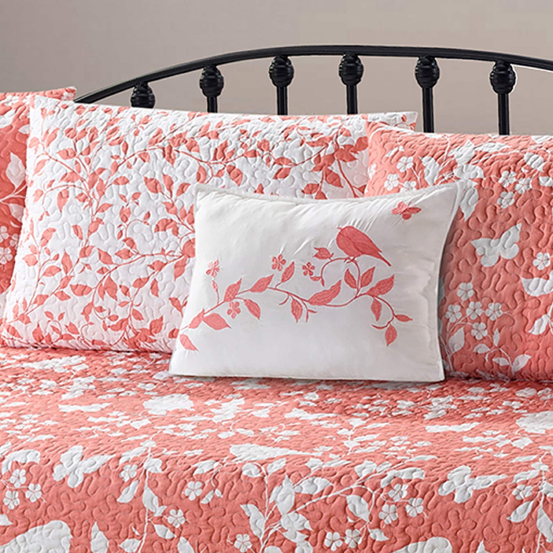 Serenta 6 Piece Cotton Blend Daybed Bedspread Coverlet Set - 75 x 39