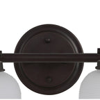 Shirley Metal/Glass LED Vanity Light, by JONATHAN Y