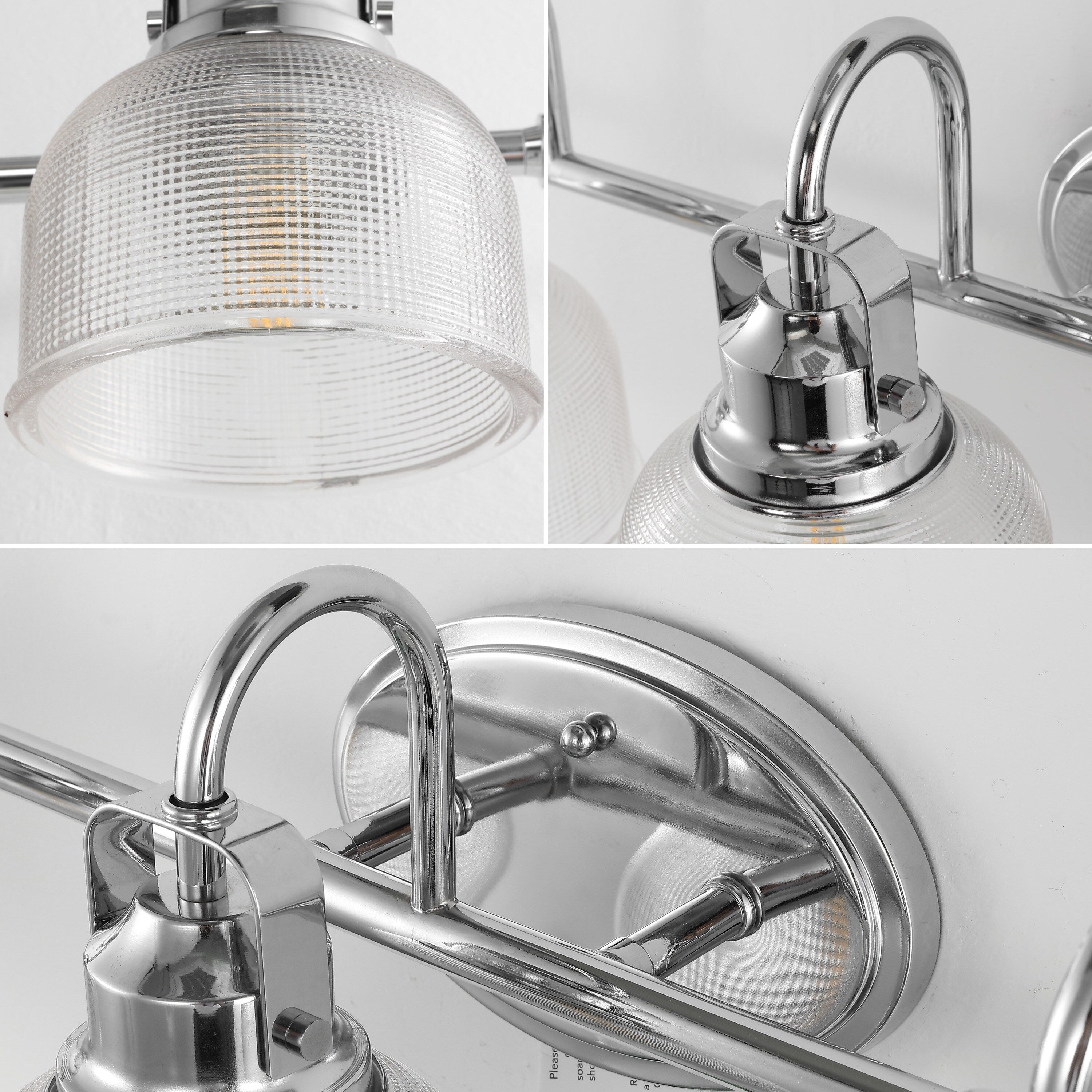 Shirley Metal/Glass LED Vanity Light, by JONATHAN Y