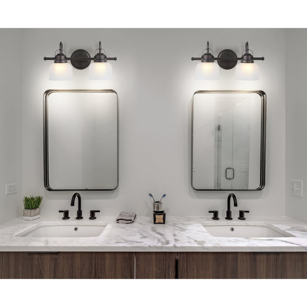 Shirley Metal/Glass LED Vanity Light, by JONATHAN Y