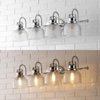 Shirley Metal/Glass LED Vanity Light, by JONATHAN Y