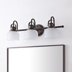 Shirley Metal/Glass LED Vanity Light, by JONATHAN Y
