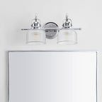 Shirley Metal/Glass LED Vanity Light, by JONATHAN Y