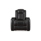 Signature Design by Ashley Party Time Black 3-Piece Home Theater Seating