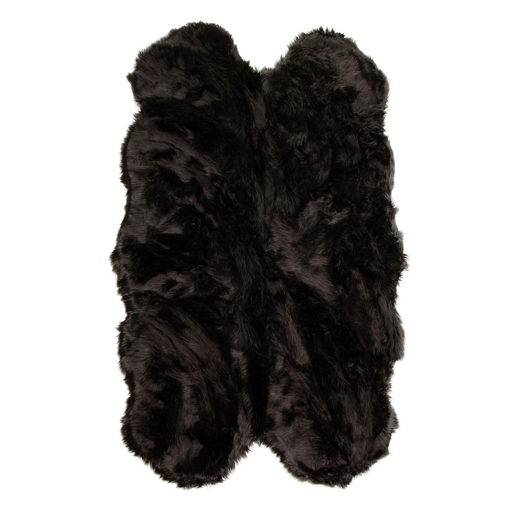 Silver Orchid Parrott Faux Fur Sheepskin Area Rug