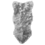 Silver Orchid Parrott Faux Fur Sheepskin Area Rug
