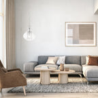 Silver Orchid Wallock Glass and Faceted Crystal Glass Jewels Plug-in and Hardwire Hanging Pendant