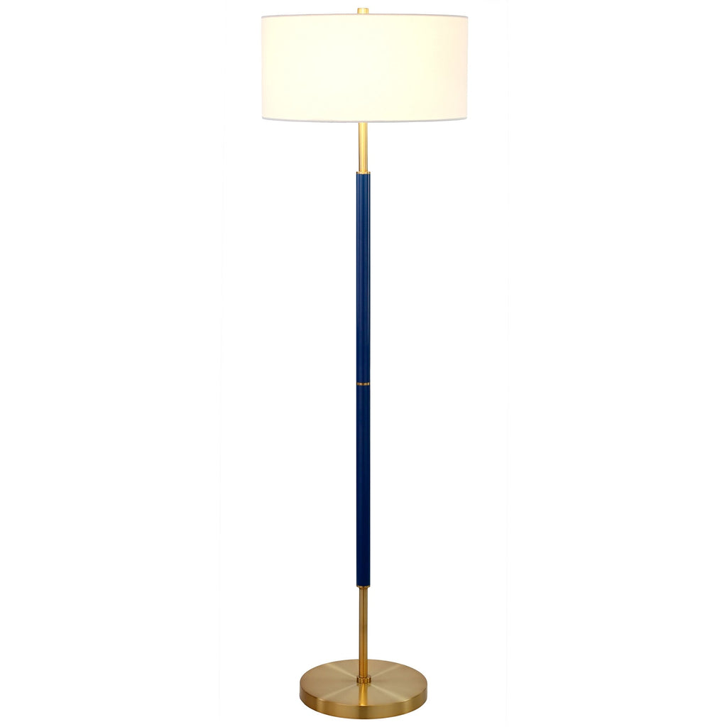 Simone 2-Light Floor Lamp with Fabric Shade